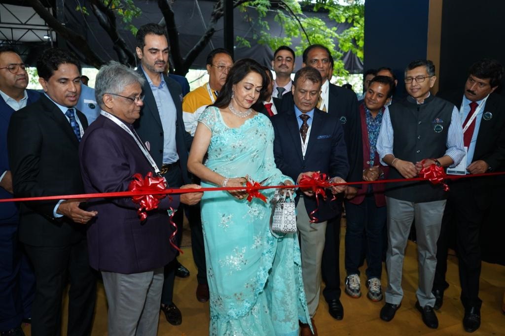 Ribbon cutting inauguration ceremony with dignitaries