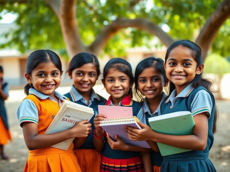 School stationery distribution to children